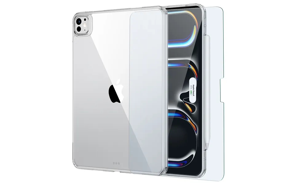 Ipad Pro 13 2024 Classic Hybrid Protection Bundle Clear