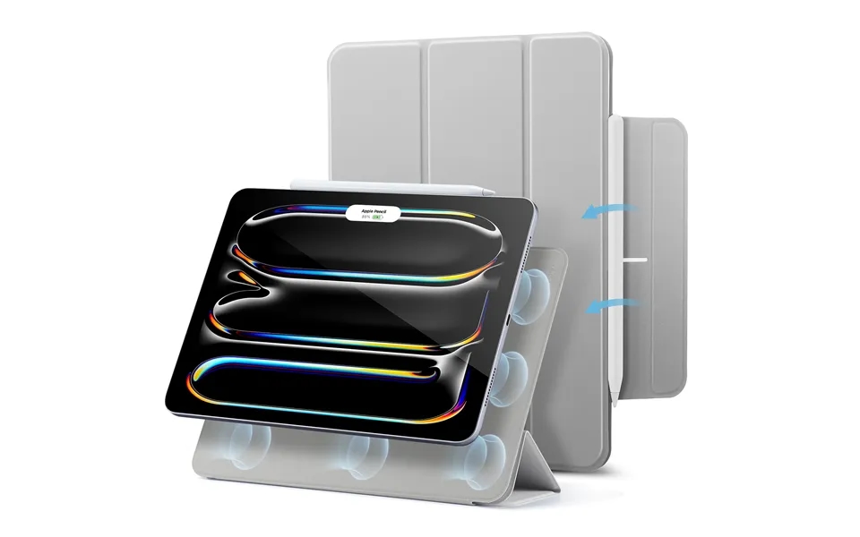 Ipad Pro 13 2024 Rebound Magnetic Case Grey
