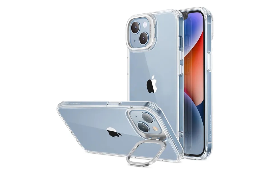 Iphone 14 Plus Classic Hybrid Case With Stash Stand Clear