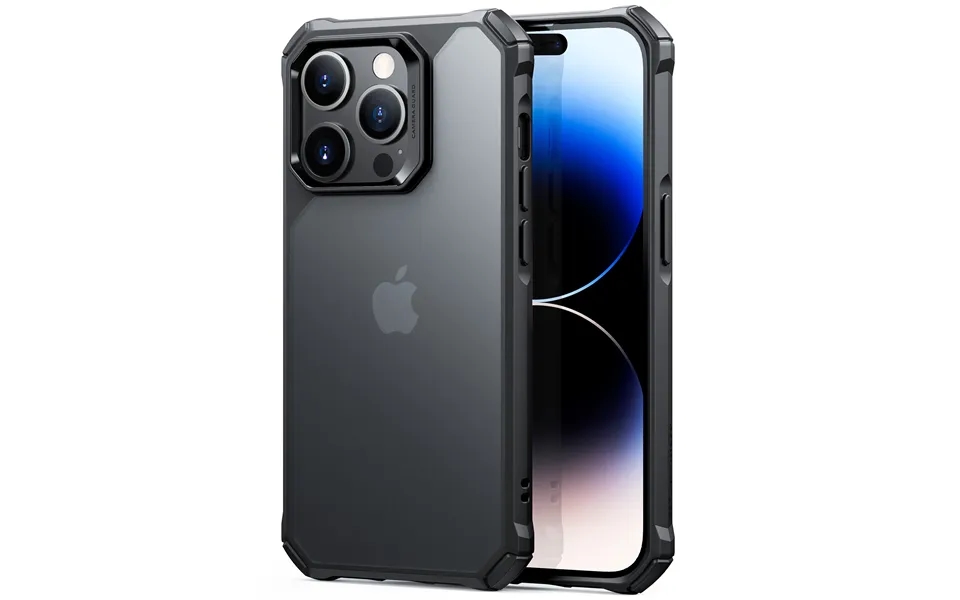 Iphone 14 Pro Air Armor Clear Case Frosted Black