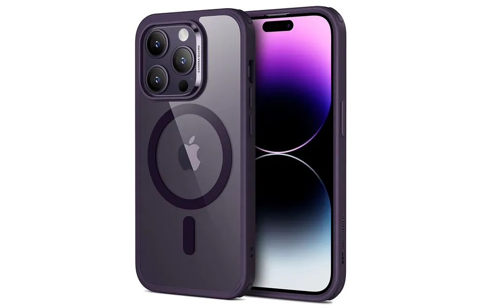 Iphone 14 Pro Max Classic Hybrid Case Halolock Clear Purple