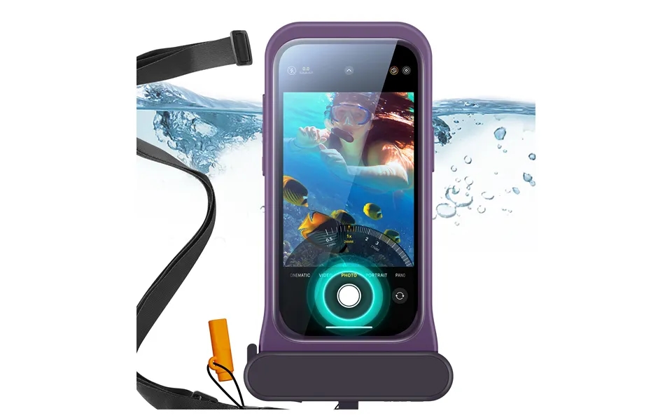 Iphone 15 14 13 Waterproof Phone Pouch Pro Purple