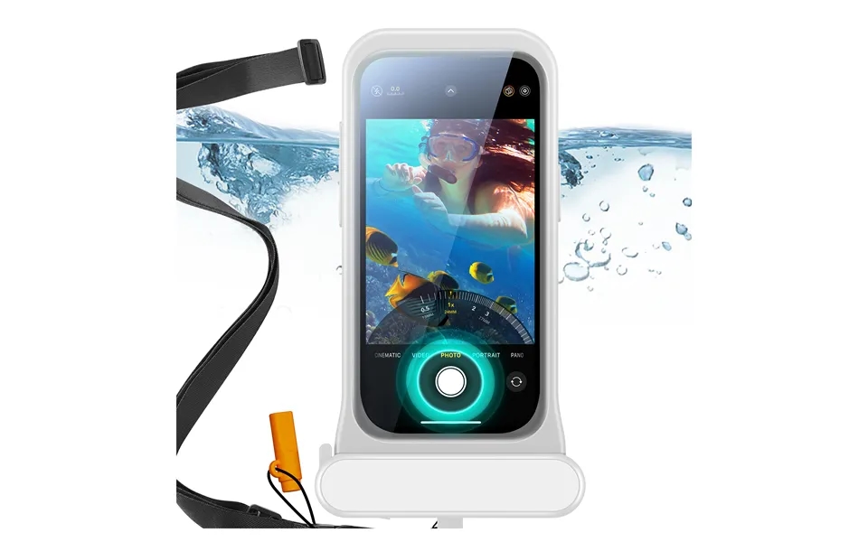 Iphone 15 14 13 Waterproof Phone Pouch Pro White