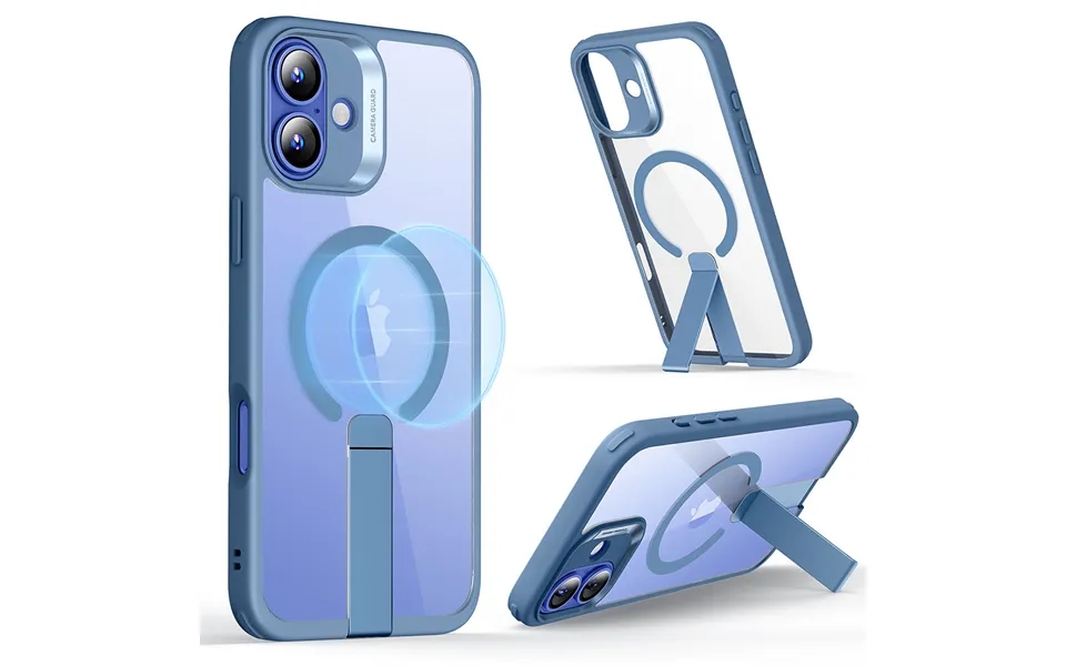 Iphone 16 Boost Flickstand Case Halolock Clear Blue