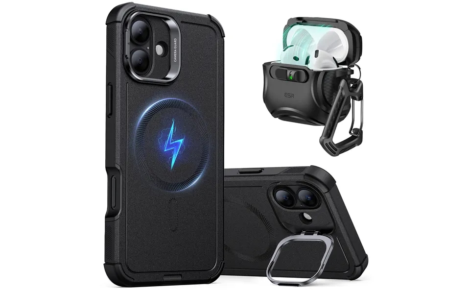 Iphone 16 Plus Cyber Protection Bundle Halolock Black