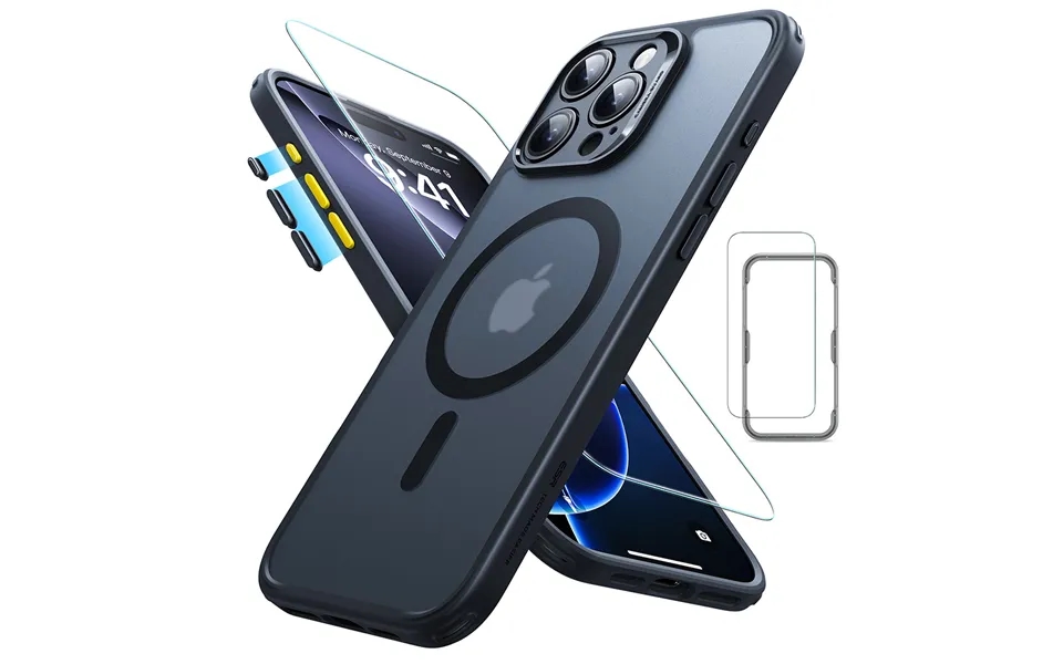 Iphone 16 Pro Max Classic Pro Case Halolock Set Frosted Black