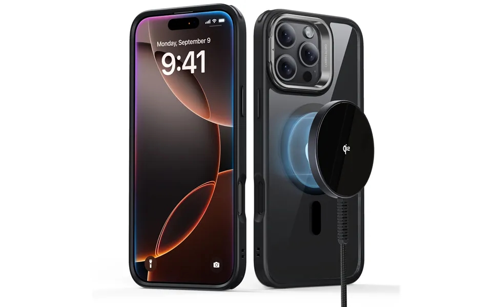 Iphone 16 Pro Max Wireless Charging Bundle Clear Black