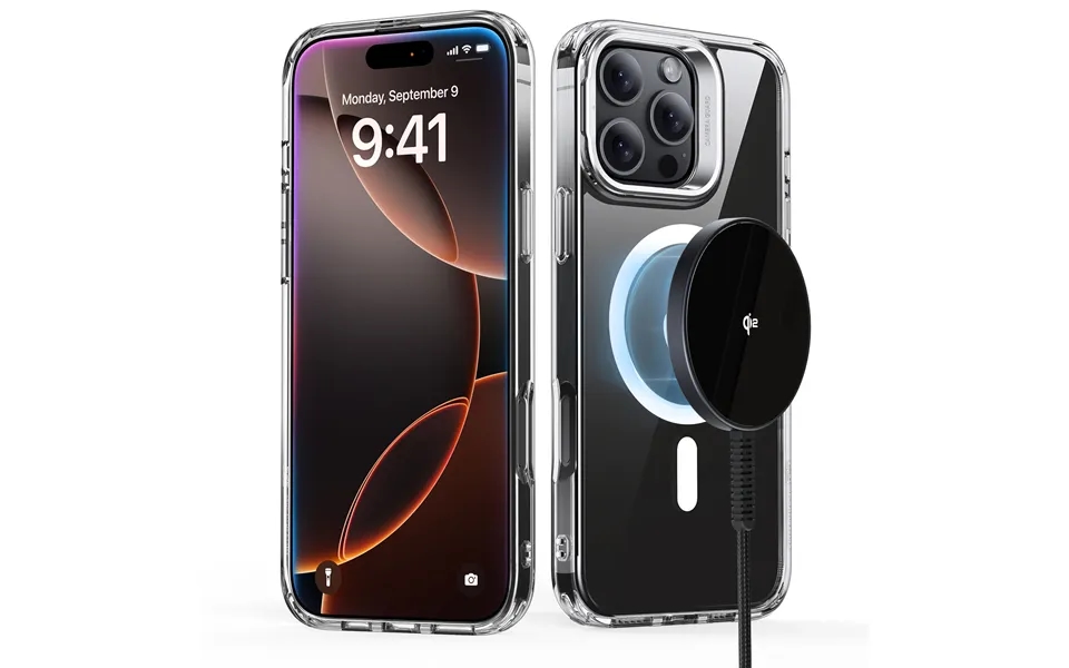 Iphone 16 Pro Wireless Charging Bundle Clear