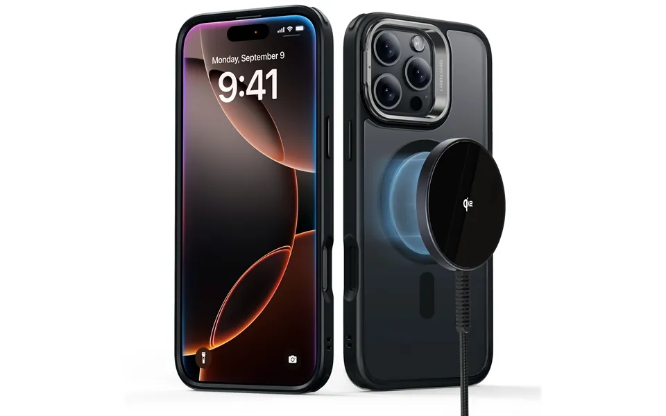 Iphone 16 Pro Wireless Charging Bundle Frosted Black