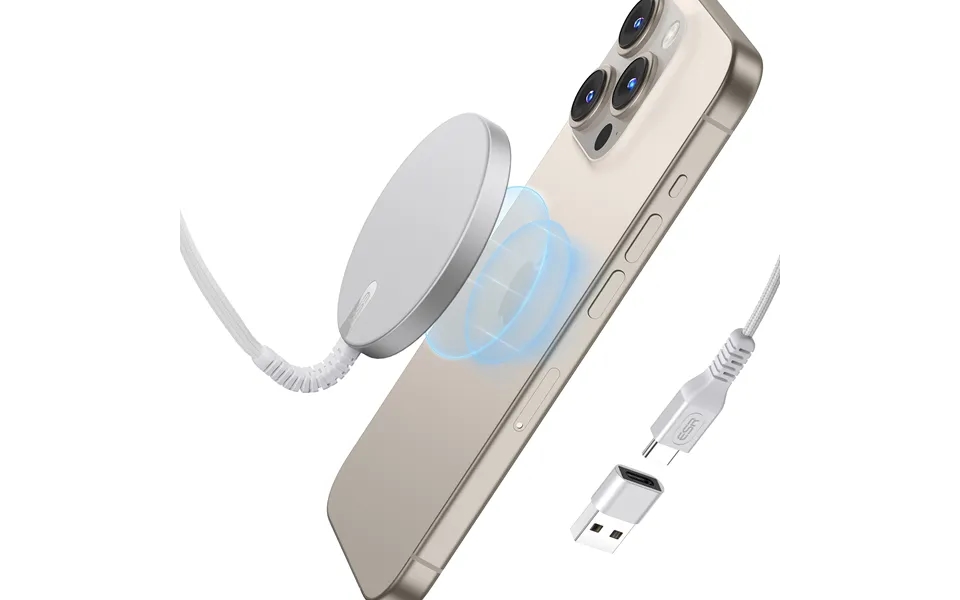 Mini Wireless Charger Halolock Silver