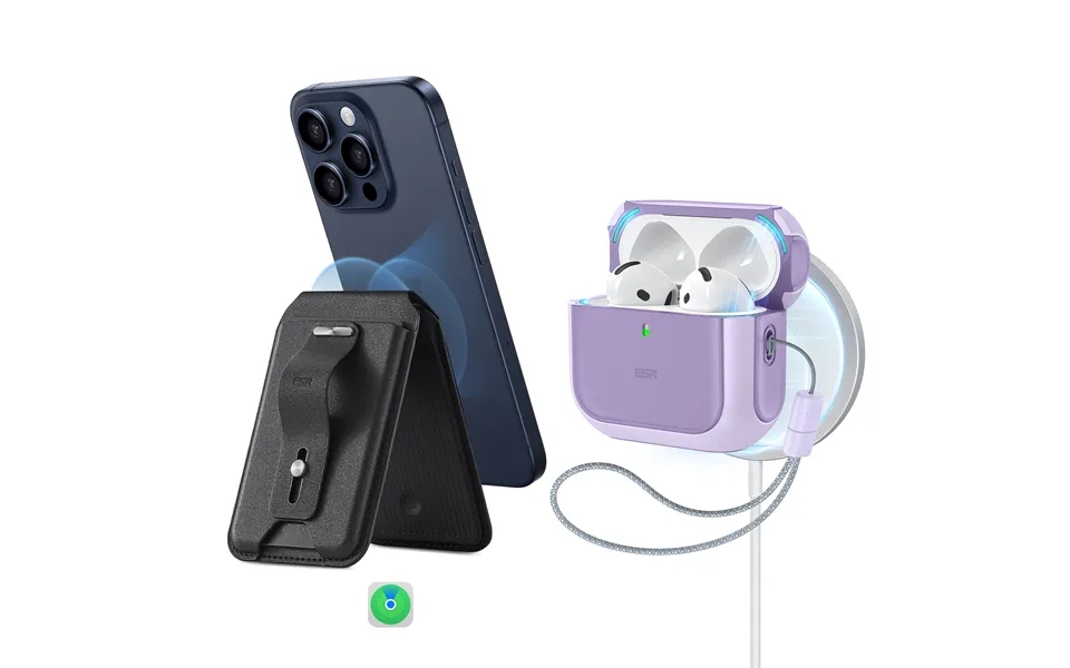Orbit Hybrid Everyday-carry Bundle For Airpods 4 Purple