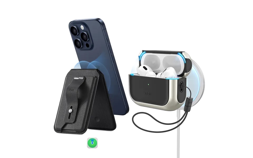 Orbit Hybrid Everyday-carry Bundle For Airpods Pro 2023 2022 2019 Titanium