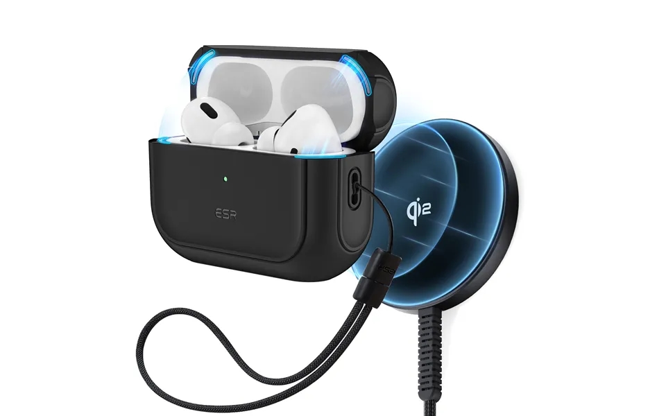 Orbit Hybrid Snap-and-charge Bundle For Airpods Pro 2023 2022 2019 Black