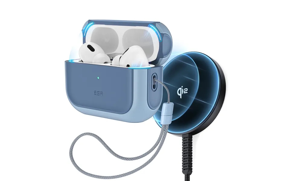 Orbit Hybrid Snap-and-charge Bundle For Airpods Pro 2023 2022 2019 Blue
