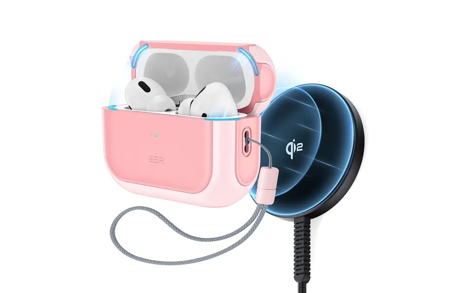 Orbit Hybrid Snap-and-charge Bundle For Airpods Pro 2023 2022 2019 Pink