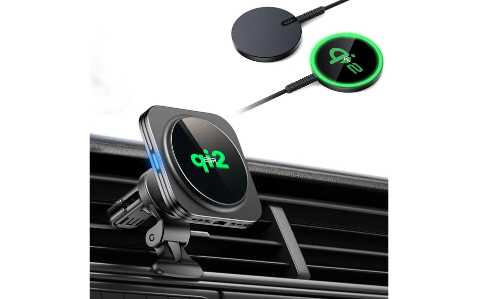 Qi2 Car Charger And Qi2 Portable Charger Bundle Black