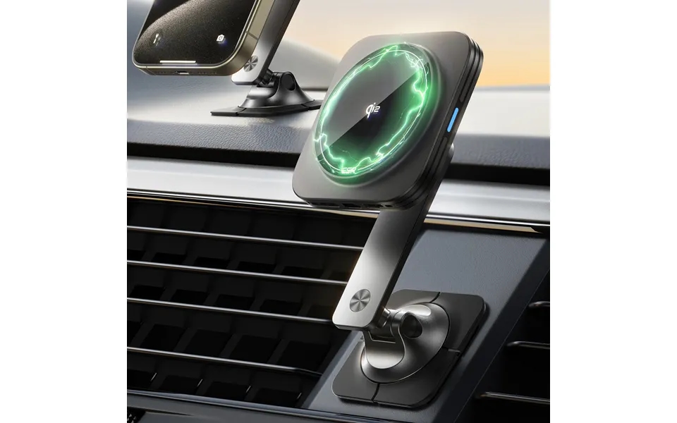 Qi2 Dashboard Wireless Charger Halolock Black