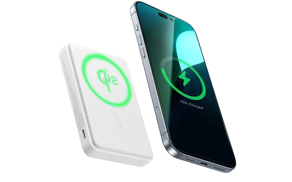 Qi2 Magslim Power Bank 10k White