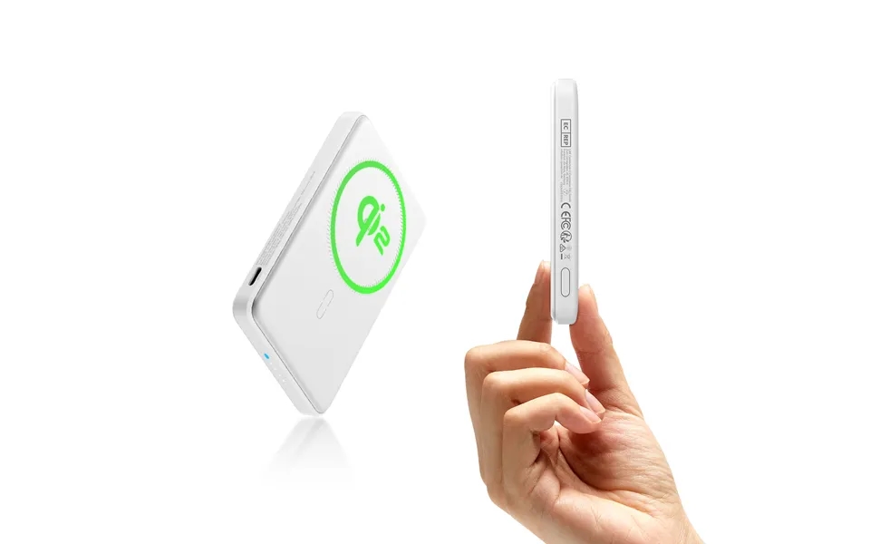 Qi2 Magslim Power Bank 5k White