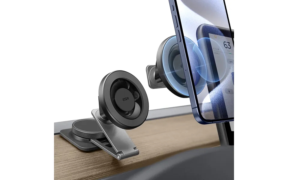 Touchscreen Car Phone Mount Halolock Metallic Grey