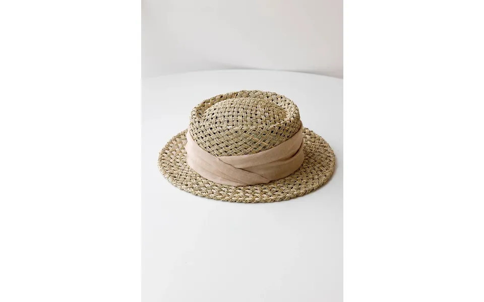Casual Beach Hat French Retro All-match Salty Grass Woven Concave Top Sun Hat For Summer