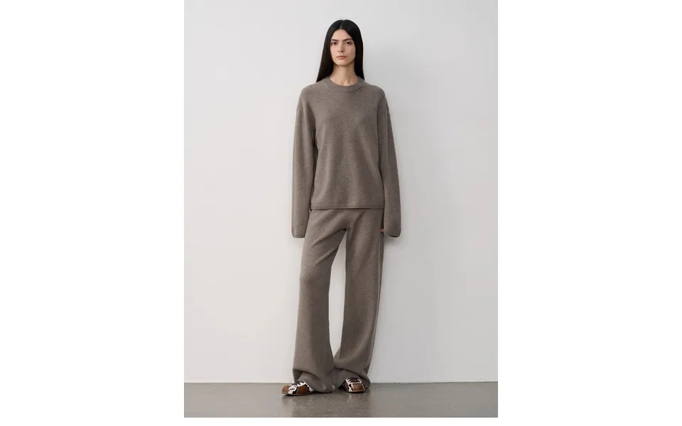 Fall Winter Mischief Basalan Merino Wool Knit Outfit - S Deep Camel Sets Top Pants