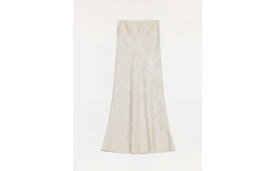 Light And Breezy Retro Bias-cut Linen Blended Straight Fishtail Maxi Skirt - M Apricot Yellow