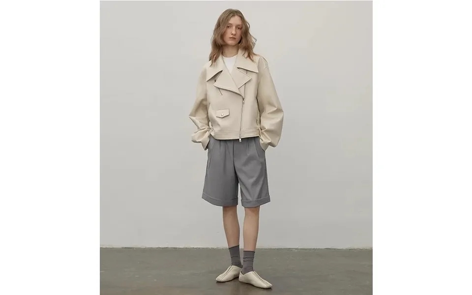 Retro Film Motorcycle Sheep Leather Jacket Women's Genuine Leather Jacket