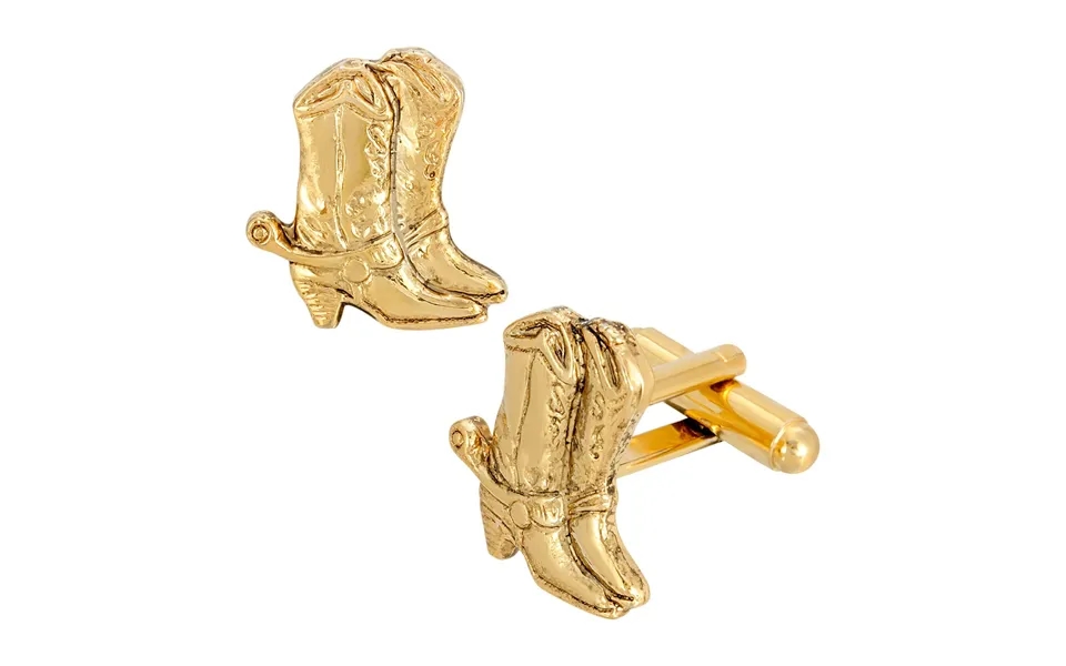 14k Gold Dipped Cowboy Boots Cufflinks