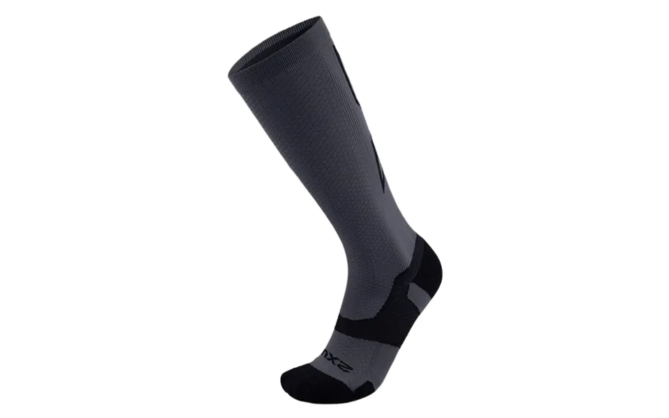 2xu Vectr Light Cushion Full Length Socks - Titanium Black
