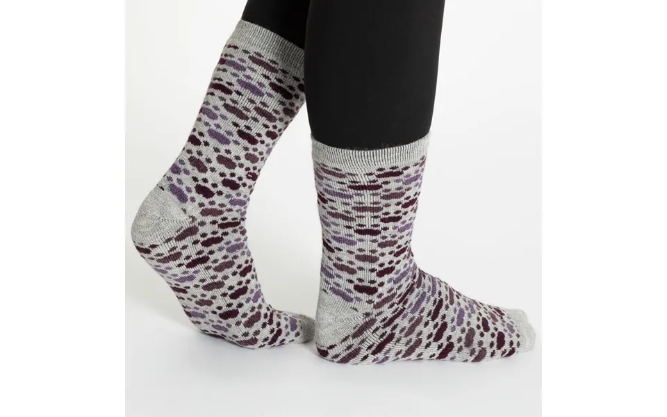 All Over Paws Alpaca Socks - Purple
