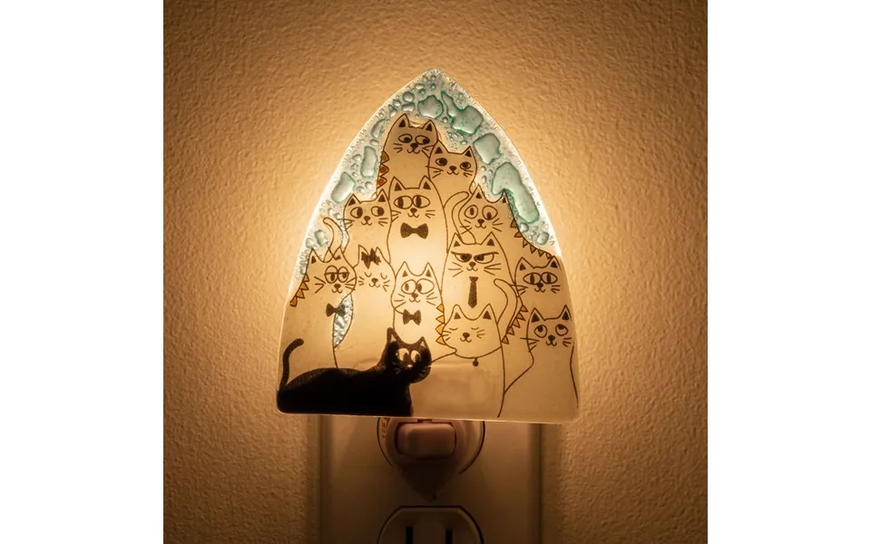 All Over Pets Recycled Glass Nightlight - Cat
