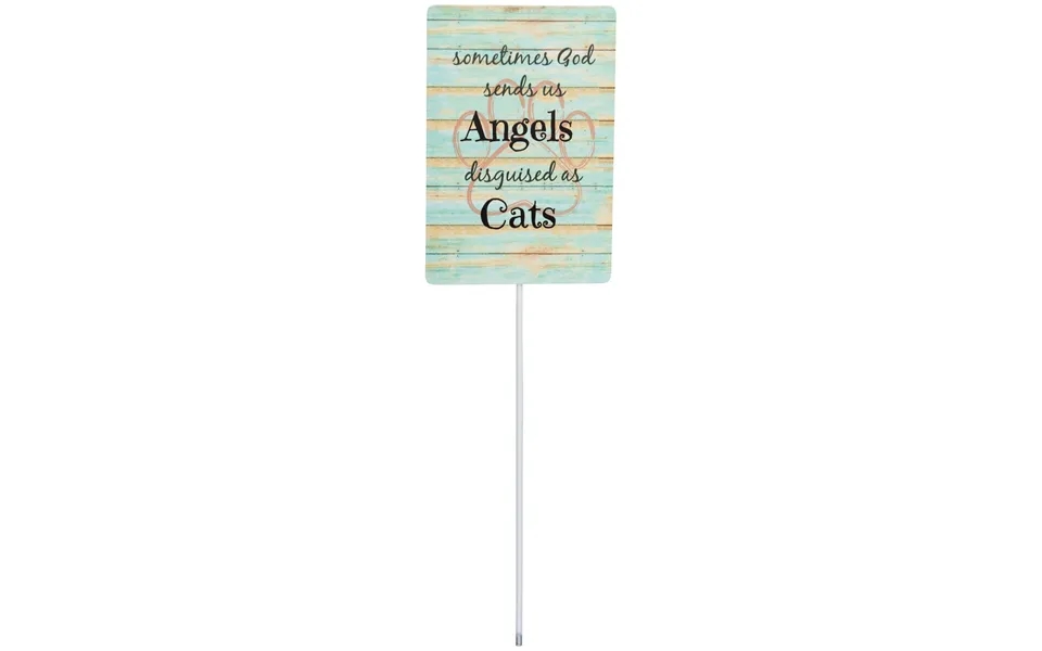 Angels In Disguise Garden Stake - Cat