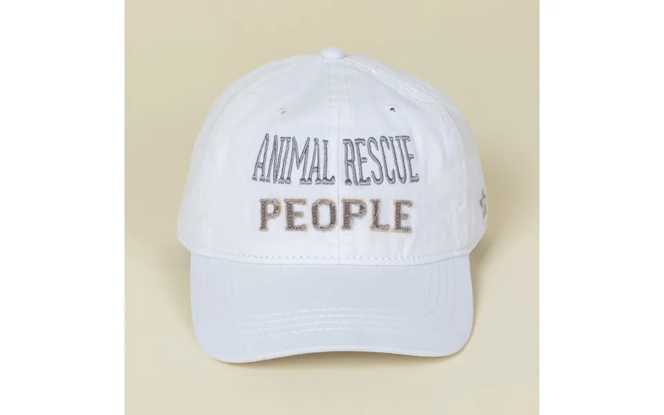 Animal Rescue People Baseball Hat - White