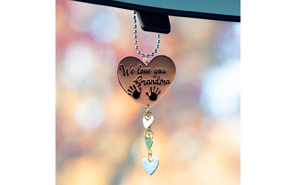 Best Grandma Mixed Metal Car Charm