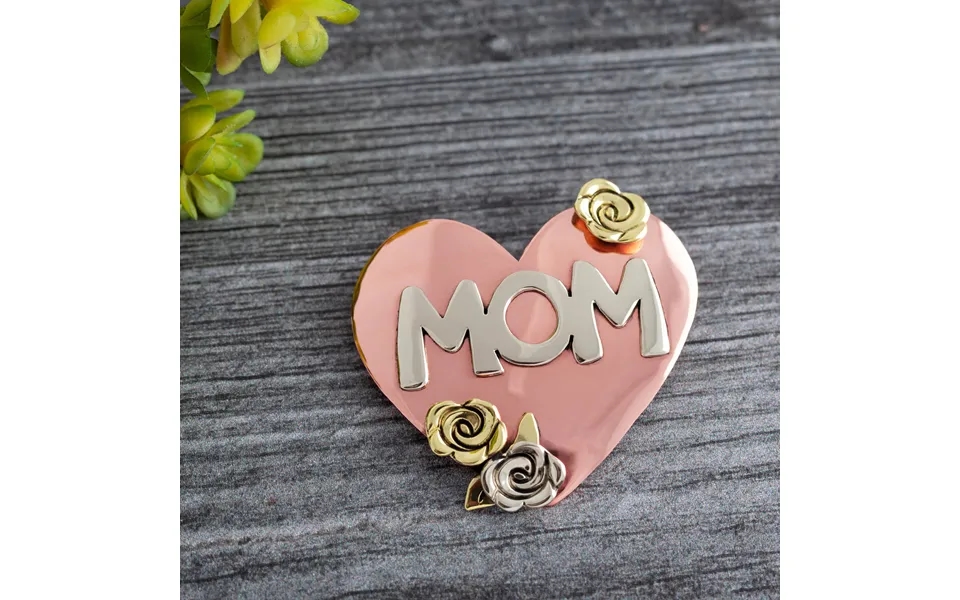 Best Mom Mixed Metal Pin