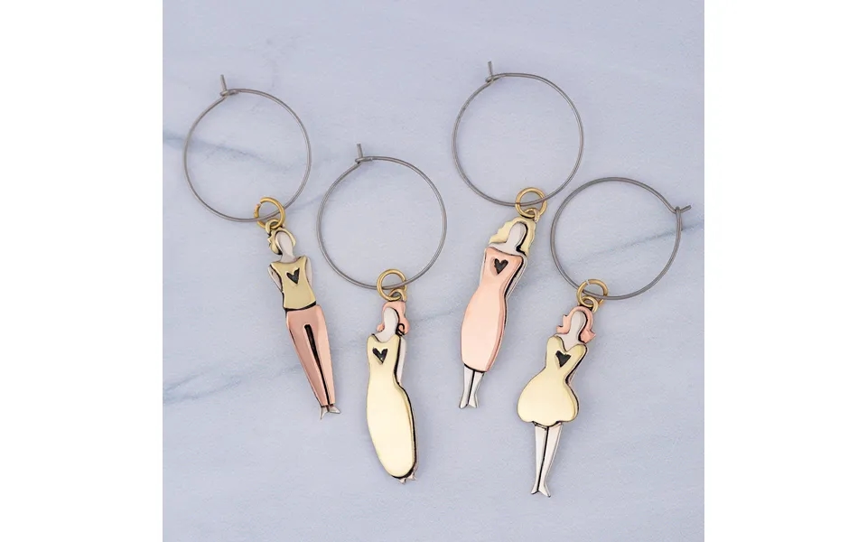 Between Sisters Wine Charms - Set Of 4