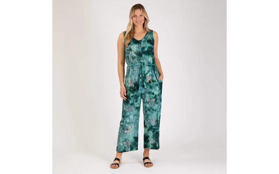 Butterflies In Bloom Hand Crafted Jumpsuit - 2x