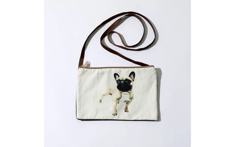 Canvas Dog Breed Sling Bag - French Bulldog