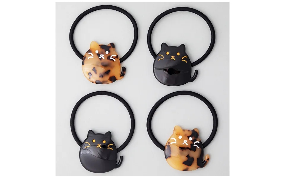 Cat & Dog Hair Ties - Set Of 4