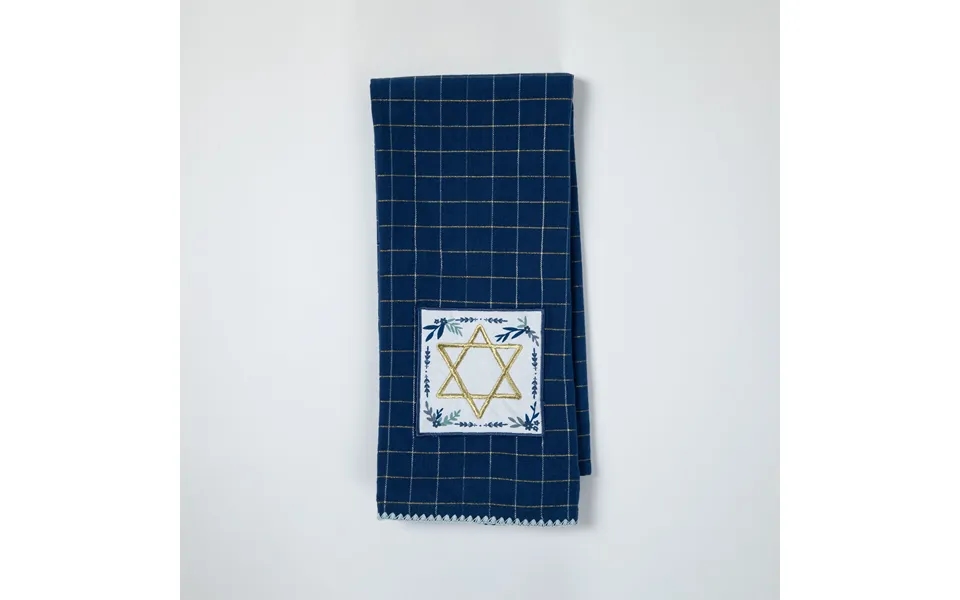 Celebrate Hanukkah Embellished Dish Towel - Star Of David