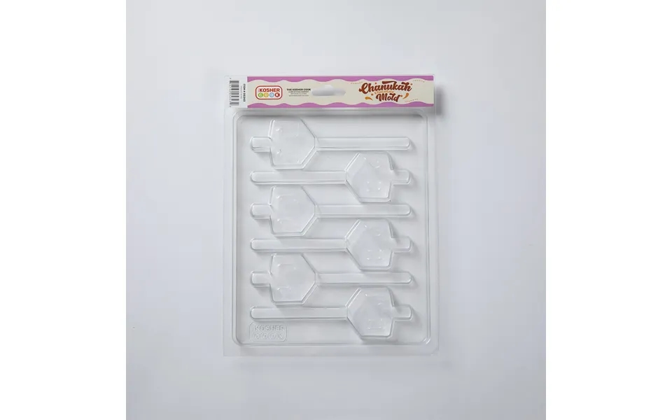 Chanukah Chocolate Mold - Lollypop Dreidel