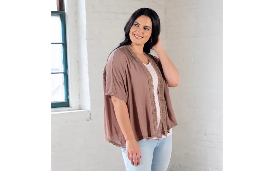 Comfy Sheer Kimono Cardigan - Khaki
