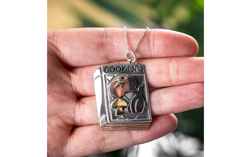 Cookbook Sterling Necklace - Pendant Only