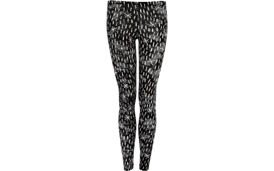 Cosmos Batik Leggings - Black & White