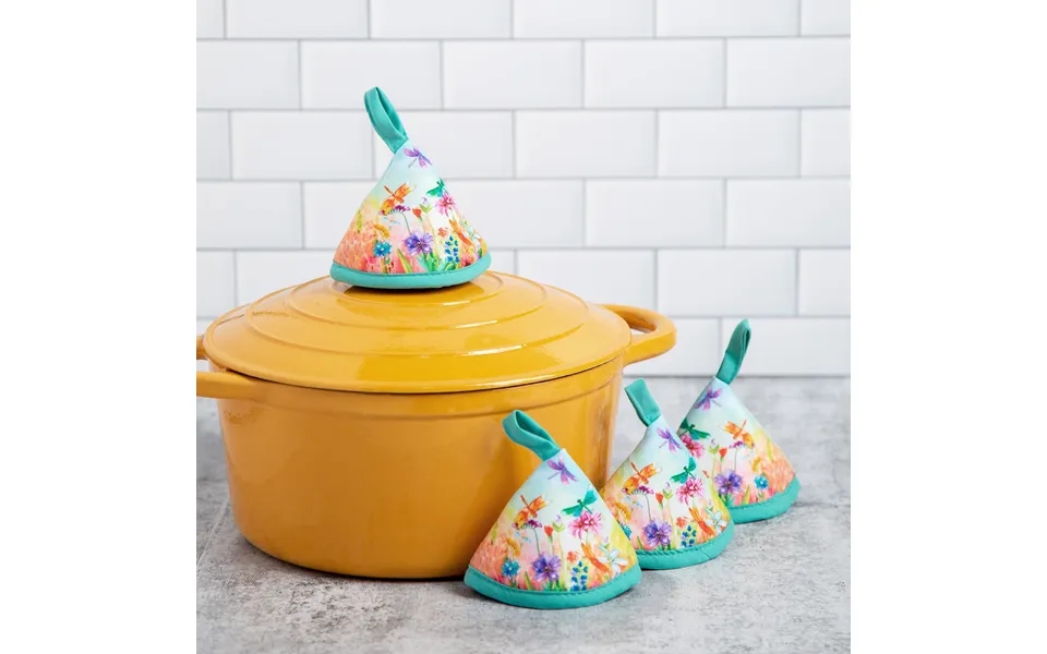 Dancing Dragonflies Hot Lid Handle Hat - Set Of 4