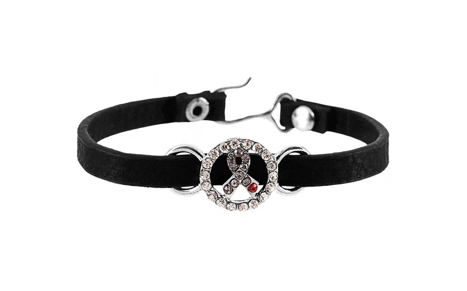 Diabetes Awareness Faux Leather Bracelet - Single