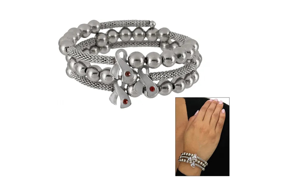 Diabetes Awareness Wire Wrap Bracelet