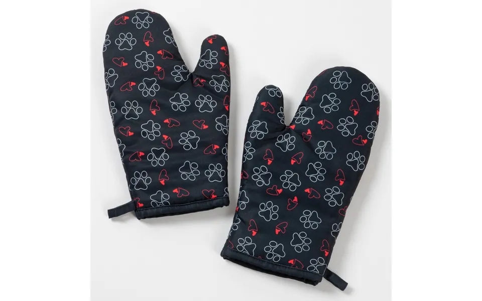 Distinctly Designed Oven Mitts - Set Of 2