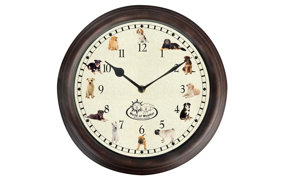 Esschert Design Dog Sounds Clock